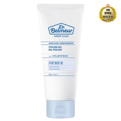 LG생활건강 더페이스샵 닥터벨머 아미노클리어 필링젤 130ml (4개)
