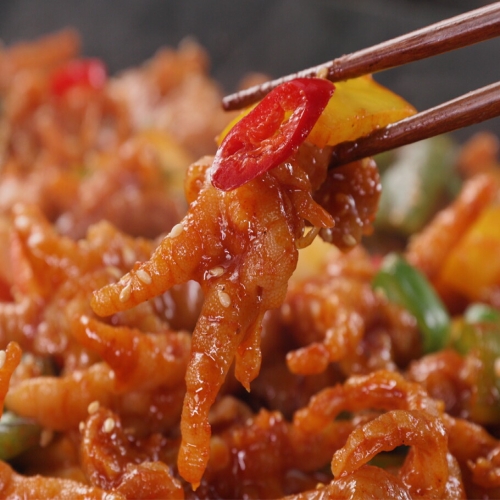 직화구이 무뼈닭발 150g