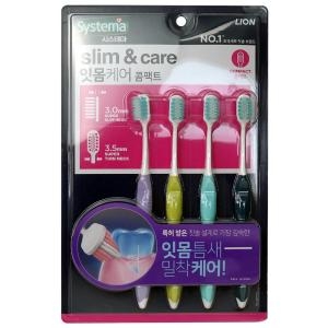 시스테마 슬림앤케어 잇몸케어 와이드 칫솔 (4개)_이미지