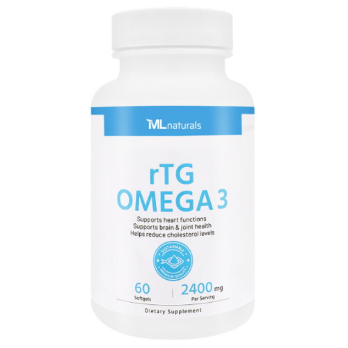 마이라이프 내추럴스 rTG 오메가3 2400 60캡슐 (해외) (2개)