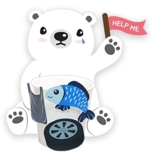안녕미술아 기후변화 북극곰 방향제 4인용 1115828_이미지