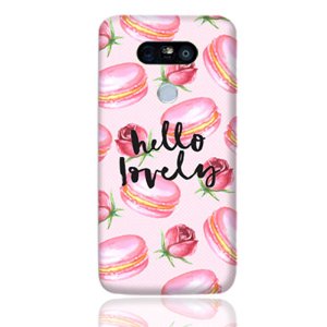 MDL LG G7 프리미엄 파스텔 마카롱 레터링 케이스