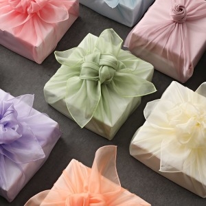 글라라세상 크리스탈 보자기 소 72x72cm 고급포장 예단