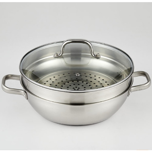 모던하우스 올스텐 바닥 3중 2단 찜기 (28cm)_이미지