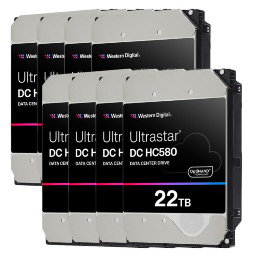 Western Digital Ultrastar DC HC580 패키지 7200/512M WUH722422ALE6L4