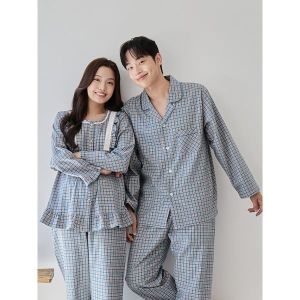 CA5S16016 커플잠옷 순면 기모 잠옷 신혼부부 남성 여