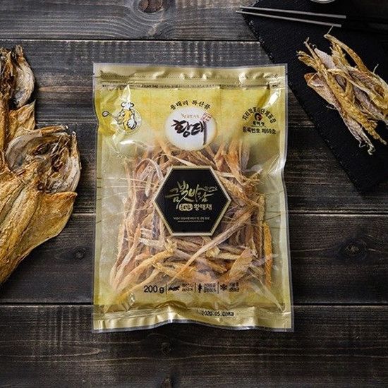금빛바람 용대리 황태채 500g