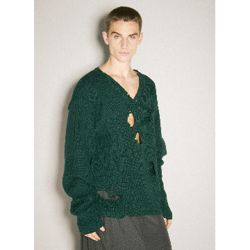 VETEMENTS 남성 디스트로이드 스웨터 vet0158010grn 115713392