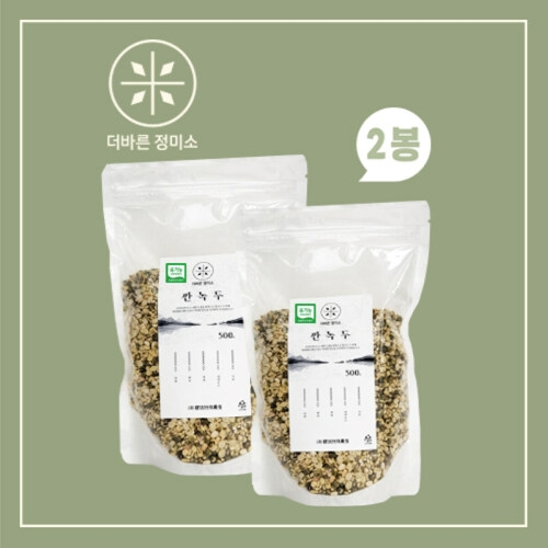  보성특수농산 더바른 정미소 유기농 깐녹두 500g [2개]