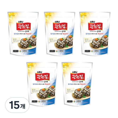광천김 소문난 광천 김가루 70g (15개)