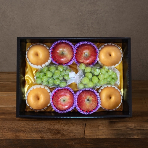 푸른들 정성담은 과일3종 선물세트 5kg 샤인머스캣+사과+배