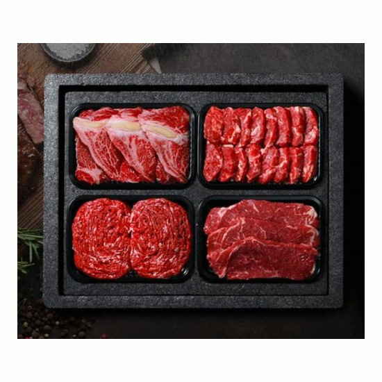 동횡성농협 농협횡성한우 어사품 1등급 구이모듬정육세트 5호 1.6kg (1개)_이미지