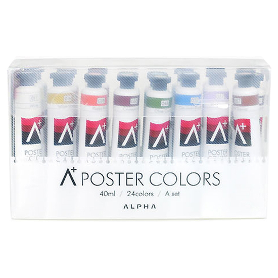 에이플러스 전문가용 포스터컬러세트 40ml A