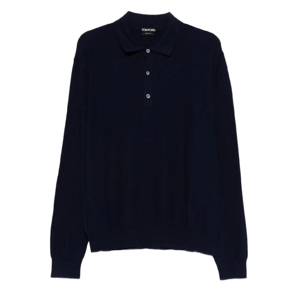  톰포드 SILK COTTON PIQUE POLO blu KPL049/YMS142 UDB OCEAN CAVERN 포함