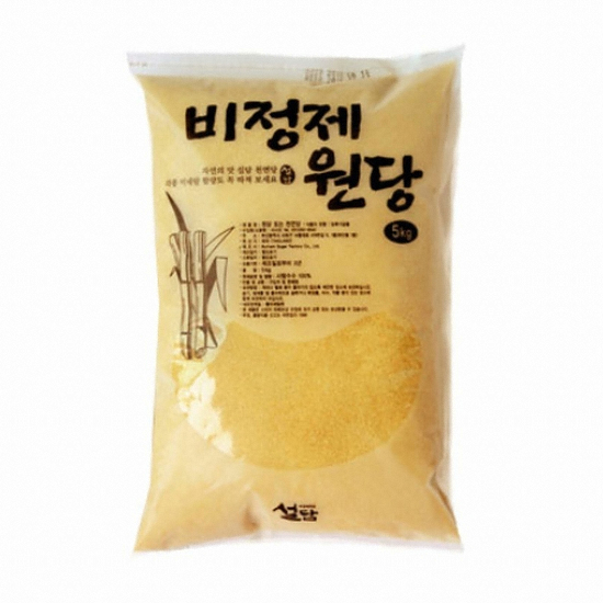 설담 비정제 원당 5kg (1개)_이미지