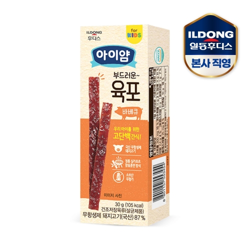 일동후디스 아이얌 부드러운 육포 바베큐 30g (1개)