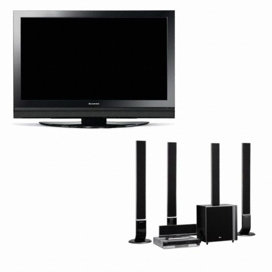 LG전자 엑스캔버스 HC-532TBP 홈시어터 + LG 디지털TV (42PC5D)
