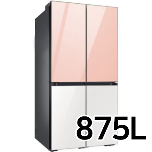 삼성전자 비스포크 글램 RF85A9111 (피치+화이트)_이미지
