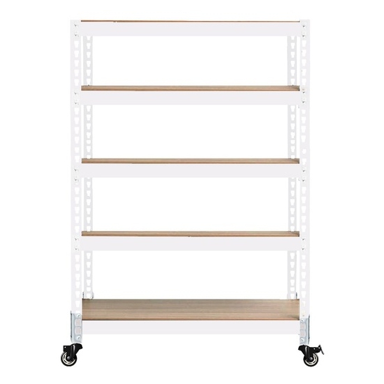 영진산업 스피드랙 우레탄바퀴 5단 이동식 선반 1200x800 (165cm(높이))