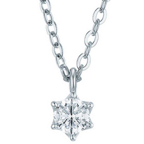 이랜드 로이드 14K 로이드 L-DIAMOND 0.1ct 6프롱 GOLD 목걸이 LNF21044D=동아 목걸이