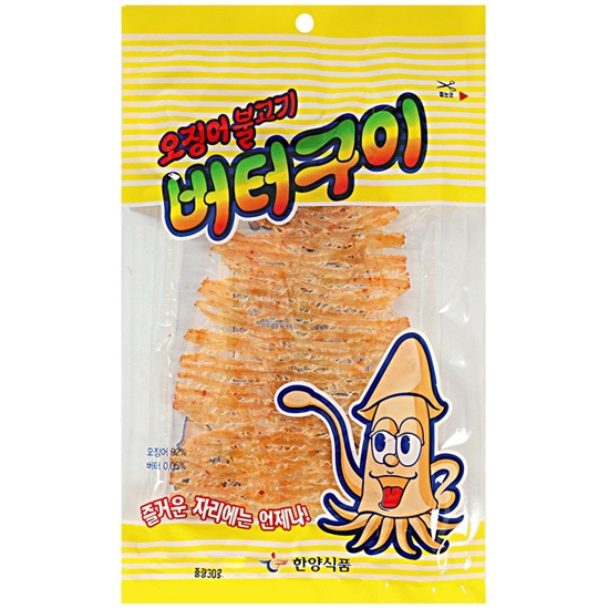 한양식품 오징어 불고기 버터구이 30g (1개)