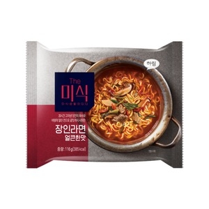 하림 더미식 장인라면 얼큰한맛 116g (2개)