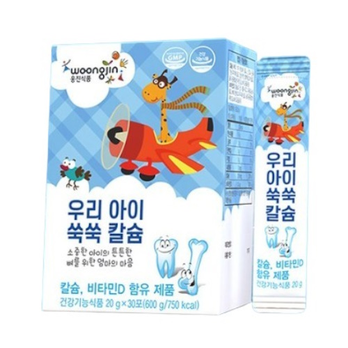 웅진식품 우리아이쑥쑥 칼슘젤리 20g 30포 (3개)_이미지