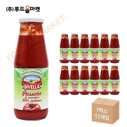 디벨라 토마토 퓨레 680g (12개)