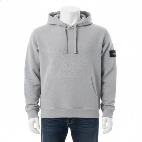 스톤아일랜드 6100029 Brushed Organic Cotton Fleece Hooded Sweatshirt K2S15 S0M20 ..