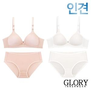 글로리 쿨인견 풀컵 노와이어 몰드브라팬티2종 GLB2501 75A-90A_이미지