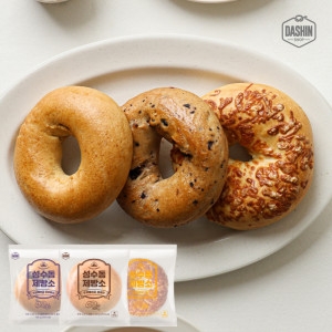 다신샵 제빵소 저탄수 두부베이글 100g 3종 20팩