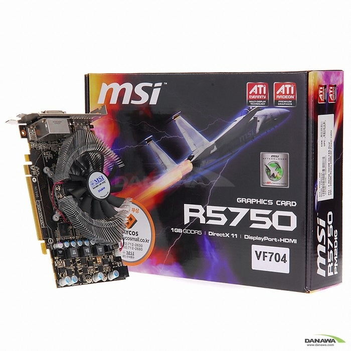 MSI 라데온 HD 5750 R5750-PM2D1G D5 1GB VF704_이미지