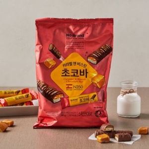 이마트 노브랜드 카라멜앤비스킷 초코바 240g x 1개