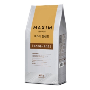 동서식품 맥심 마스터 블렌드 에스프레소 로스트 원두커피 500g [1개]