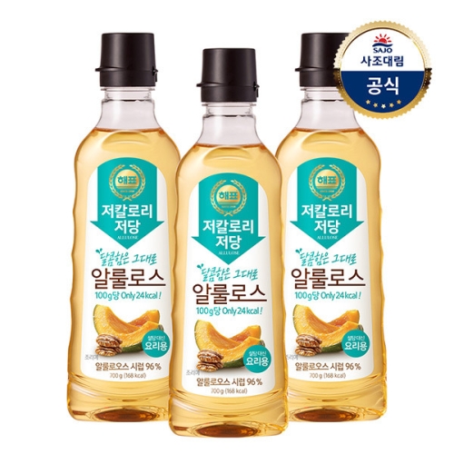 사조대림 해표 알룰로스 요리용 700g (3개)
