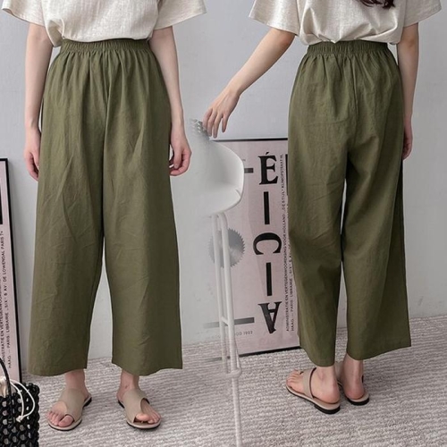 강물처럼 위쉬몰 SS 와이드핏밴딩린넨팬츠 K061H305 빅사이즈 10180537A