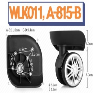 쌤소나이트 WLK011, A-815-B, LBJ B141 LK 아메리칸투어리스터 캐리어 바퀴 교체 호환 부품 A-52_이미지
