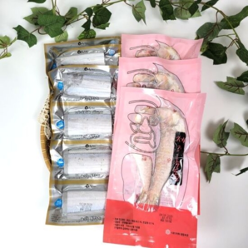 해담 제주옥돔 + 은갈치 선물세트 중 제주명품+가방포장_이미지