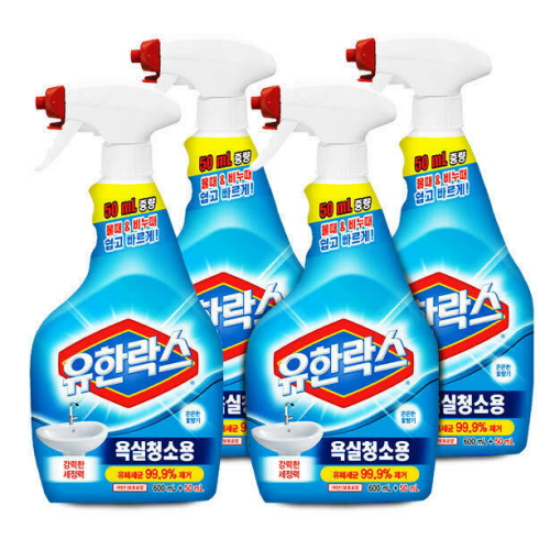 유한양행 욕실청소용 650ml (4개)_이미지