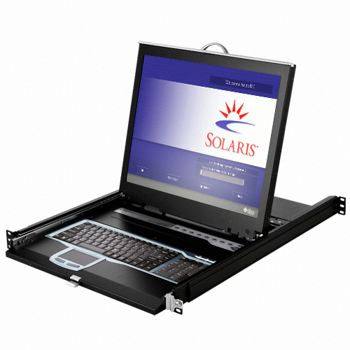 Rextron 19��ġ 16��Ʈ LCD KVM ����ġ (HUNE-116D)