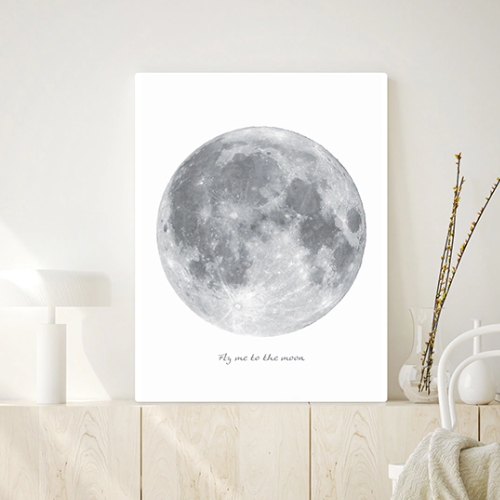 오홀리브 보름달 기본다리 접이식 액자테이블 (80x60cm)_이미지