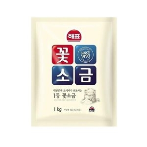 사조대림 해표 꽃소금 1kg (8개)