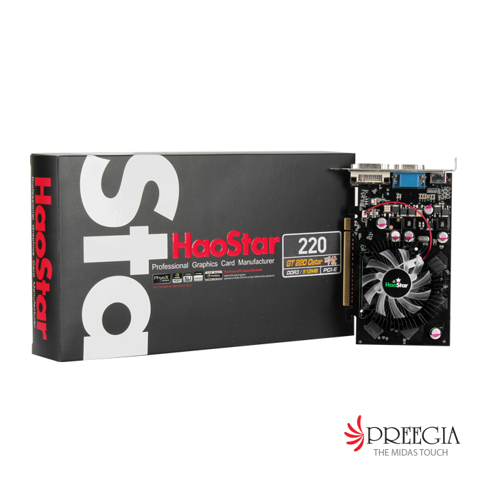 HAOSTAR ������ GT220 Ostar ��� D3 512MB