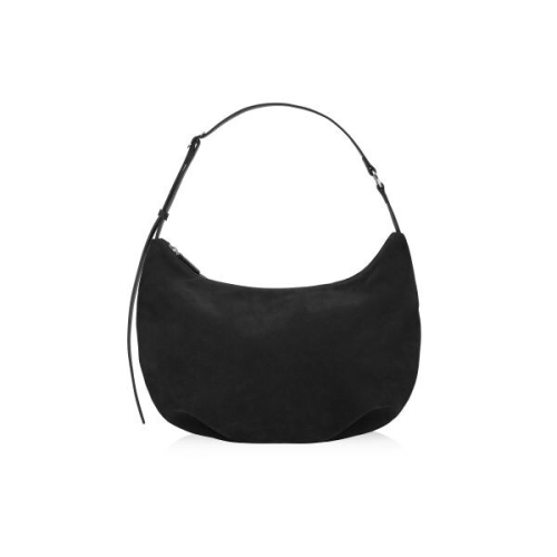 30일 필로우 푸퍼백 35 스웨이드 블랙 1110502 4074223