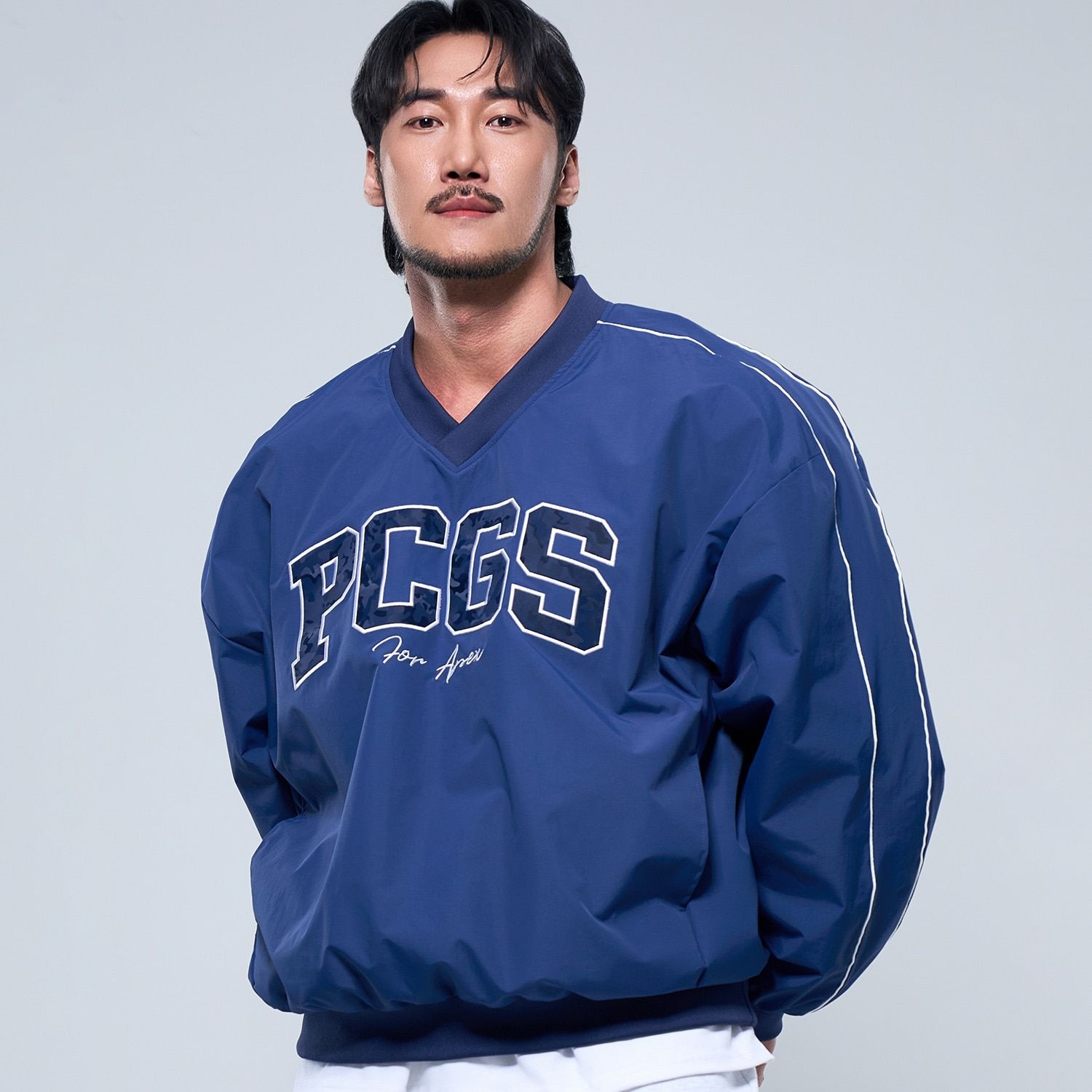 피지컬가먼츠 PCGS 브이넥 웜업 져지 P2519