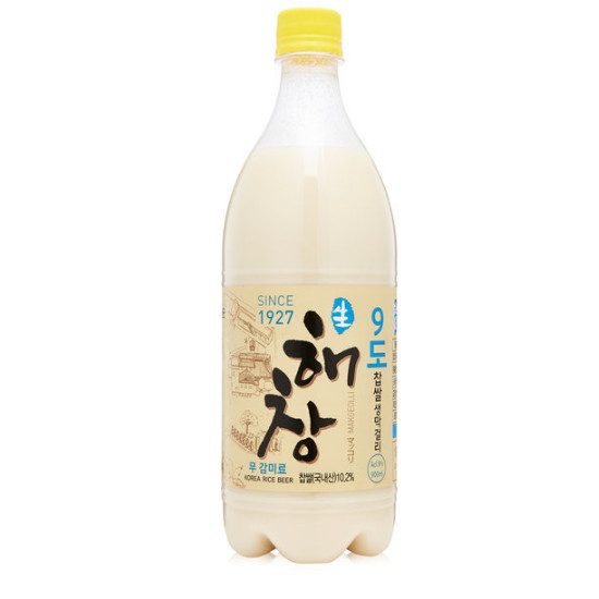 해창주조 해창 찹쌀 생막걸리 9도 900ml (1개)