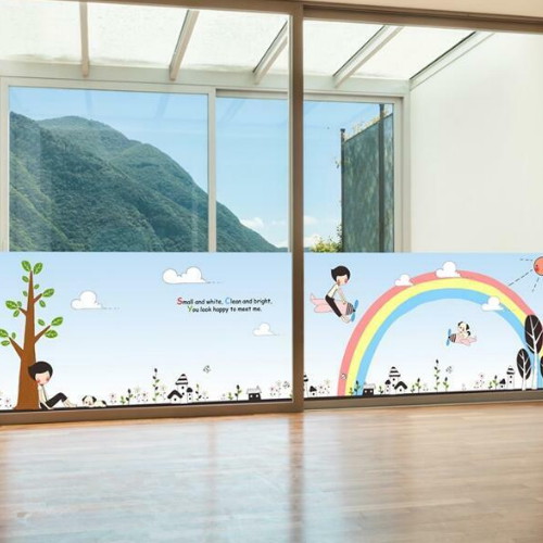 낭만창고 뮤럴실사 시트지 동화여행 nang286 (1장, 100cm x 100cm)_이미지