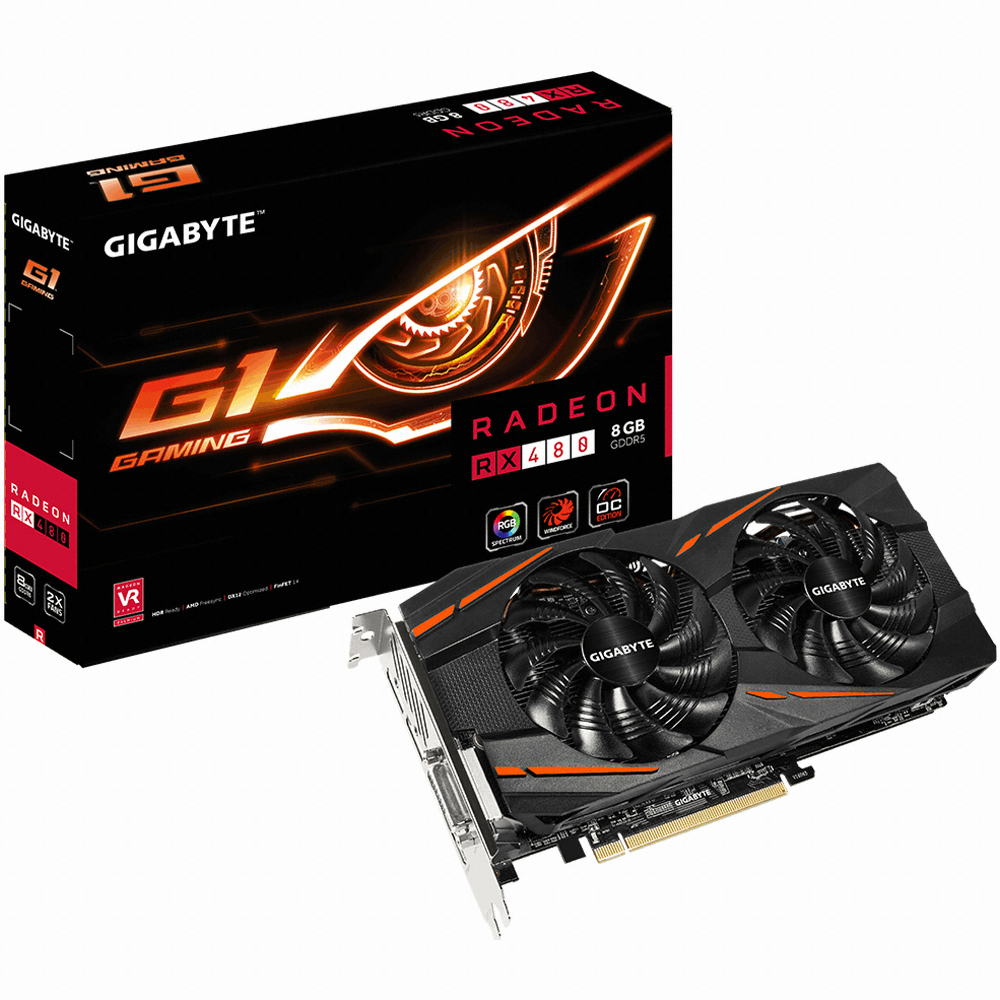 GIGABYTE 라데온 RX 480 G1.Gaming D5 8GB