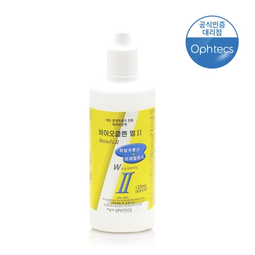 OPHTECS 바이오클렌 엘 투 120ml (1개)_이미지