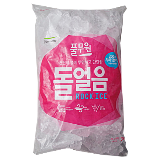 풀무원 돌얼음 3kg (3개)_이미지